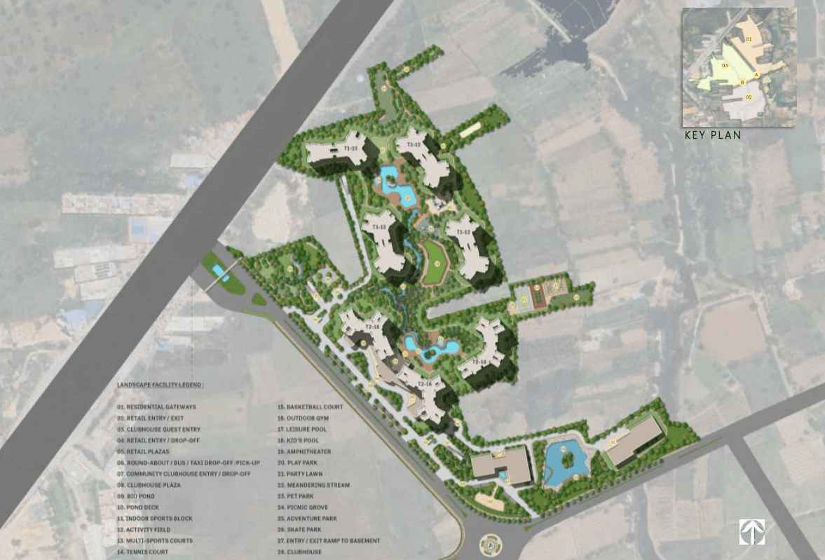 Adani 2 BHK Homes Dharavi - Master plan showing the residential layout in Dharavi