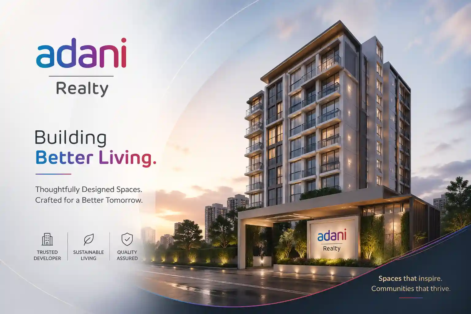 Adani Navbharat Developers Private Limited (ANDPL) official logo